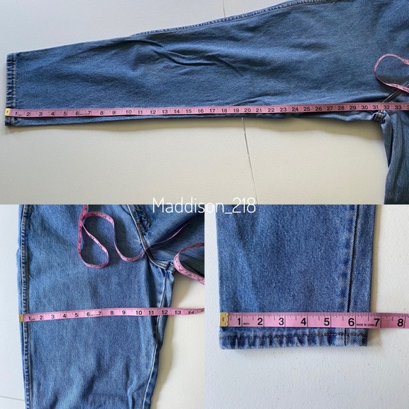 CHIC Vintage High Rise Mom Jeans Tapered Leg 30” waist - Picture 9 of 10